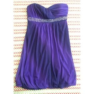 Purple Homecoming Dress