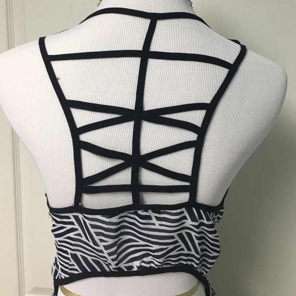 Beautiful and sexy NWOT sheer hi-lo dress. - Picture 3 of 4