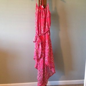 Pink High Low Dress