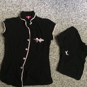 Button down pajama set