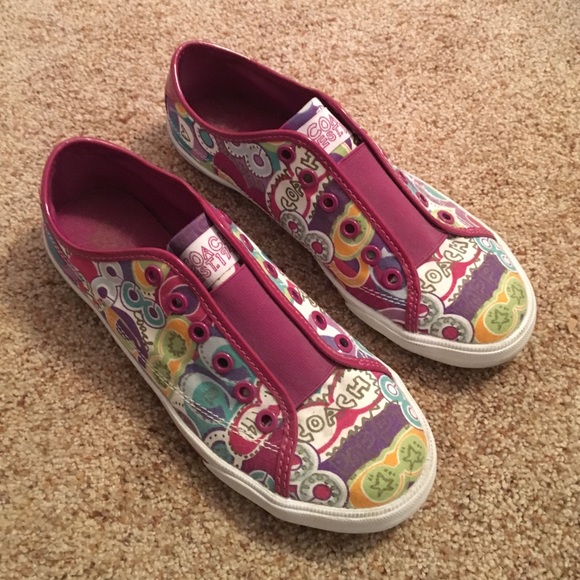 Coach slip-on sneakers in multicolored print - Picture 1 of 1
