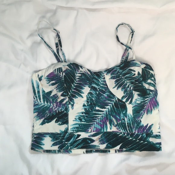 Tropical crop top
