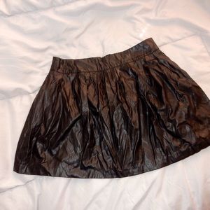 Moving sale - Faux leather black skirt