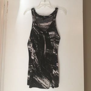 Unique black and white tank