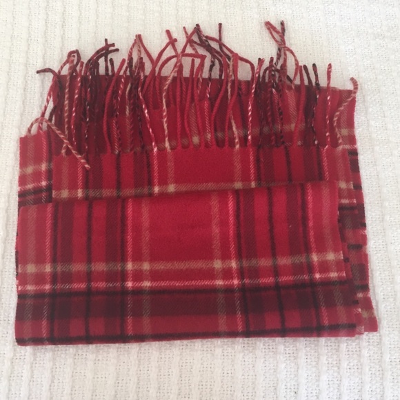 Cashmere plaid scarf