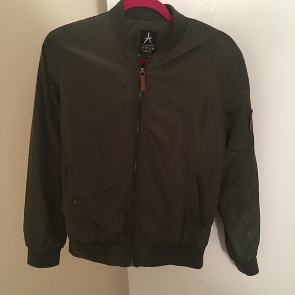 Olive Bomber Jacket