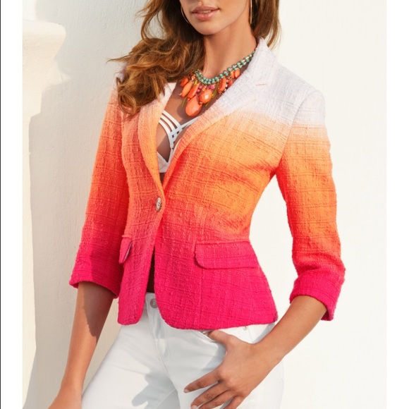 Boston Proper sz10 ombre jacket/blazer