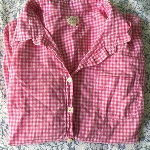 J. Crew gingham shirt