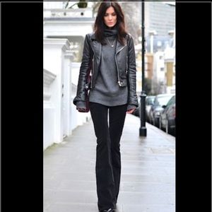 Seven for All Mankind Black Velvet Flare