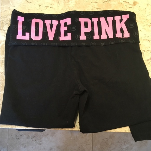Pink yoga pants