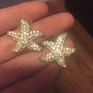 Fornash Sparkly Starfish Earrings