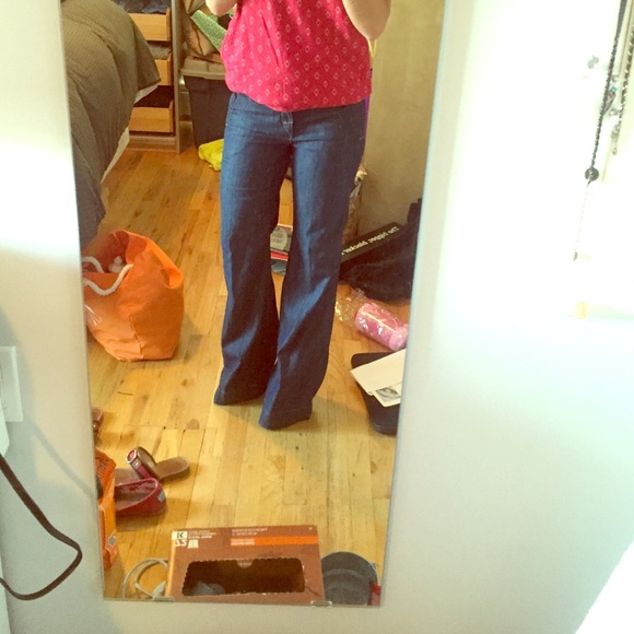 Banana Republic Wide Leg Jean Trouser