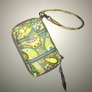 Vera Bradley Wristlet with phone pocket