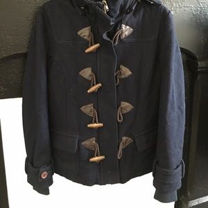 Delia's Navy Toggle Pea Coat