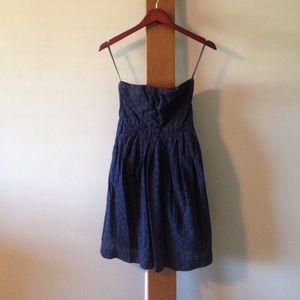 Strapless Navy Islet Dress