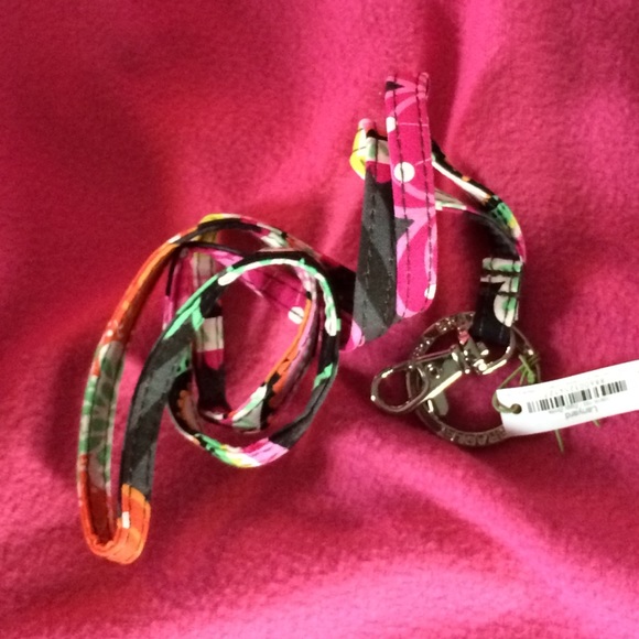 Vera Bradley Lanyard Ziggy Zinnia NWT