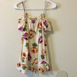 Super Cute Floral Off the Shoulder Top
