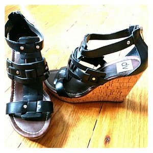 Black Dolce Vita Wedges