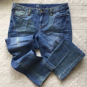 Distressed Mossimo jeans