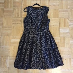 Leopard dress w/ pockets