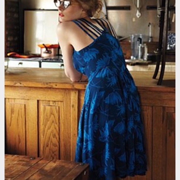 Floral print anthropologie dress