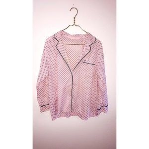 Victoria's Secret Flannel Collection Pajama Top