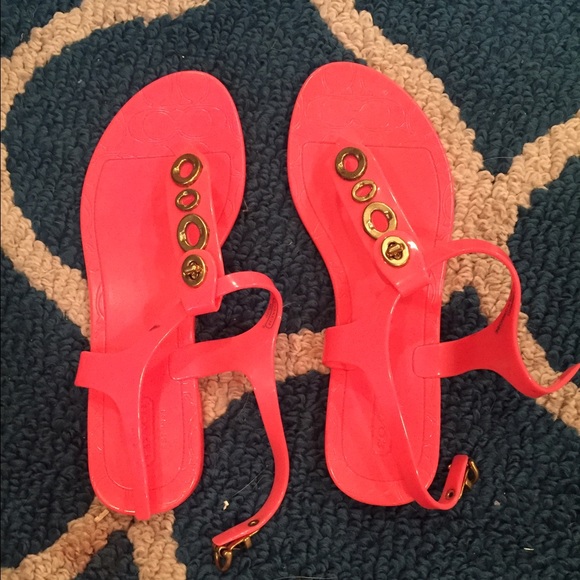 Coach flip flops