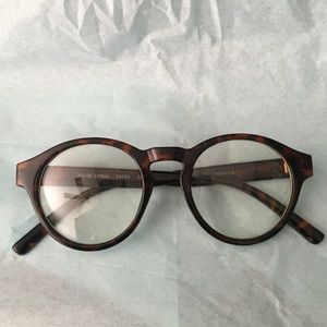 Turtle shell fashion eyeglasses