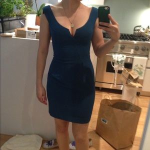 Price reduced ! Black Halo Mini Teal Dress