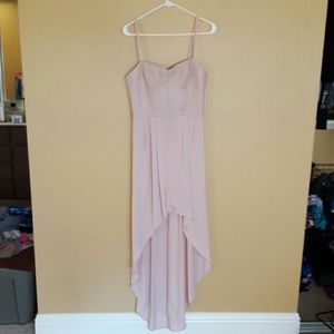 BCBG Max Azria Leandra Faux Leather Bustier Dress