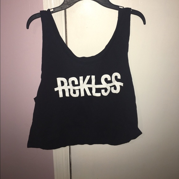 reckless crop top