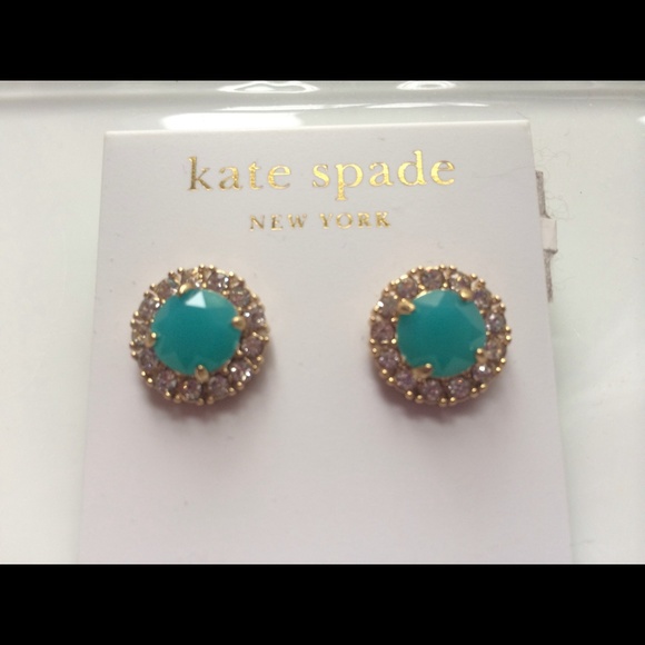 ๐ Kate spade teal secret garden earrings - Picture 2 of 2