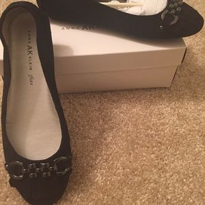 Suede Ballet Flats