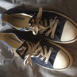 Blue Low-Top Converse