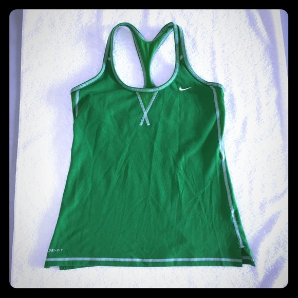 Nike Tops - Nike Dri-Fit Green Sport Tank
