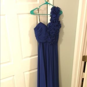 Royal blue prom dress