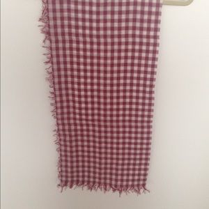 Price reduced ! Theory Red and White scarf
