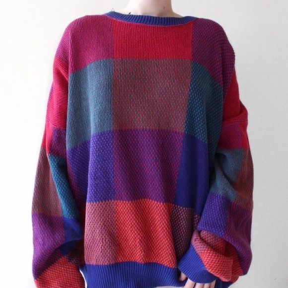 Colorful Chunky Sweater - Picture 2 of 2