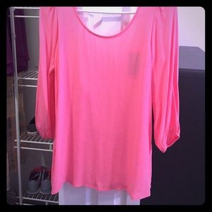 Hot pink Everly top