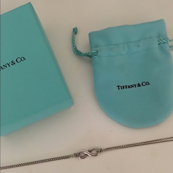 Authentic Tiffany infinity necklace