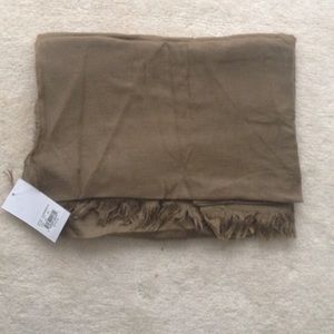 Vince scarf new w/ tags army green cotton cashmere