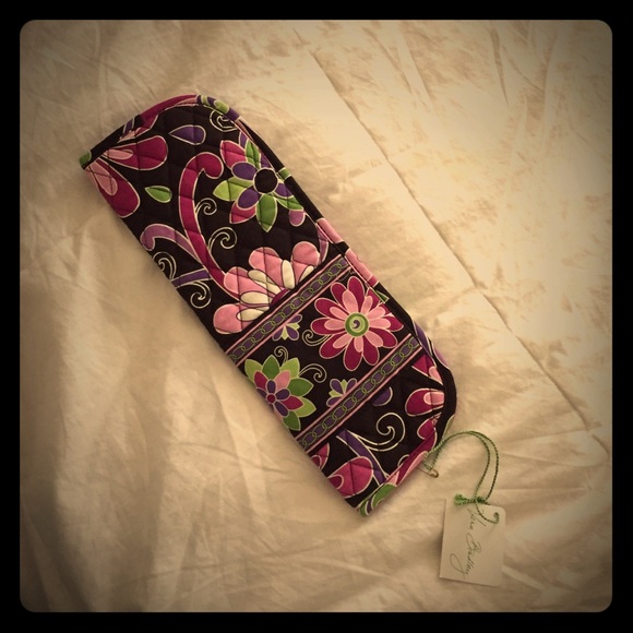 NWT purple punch curling iron/straightener cover