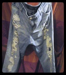 Torrid size 20 distressed boyfriend jeans