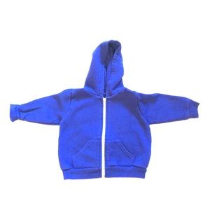 Toddler Royal Blue Hooded Sweatshirt