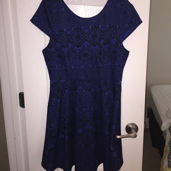 Black and Blue Dress