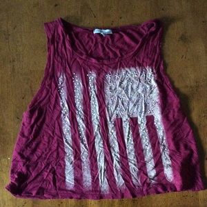 Charlotte Russe crop/ tank top,  size M