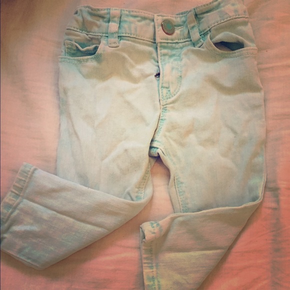 Teal Gap mini skinny