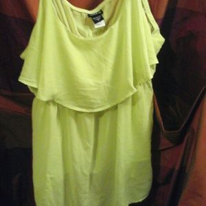 Torrid size 3 neon yellow top