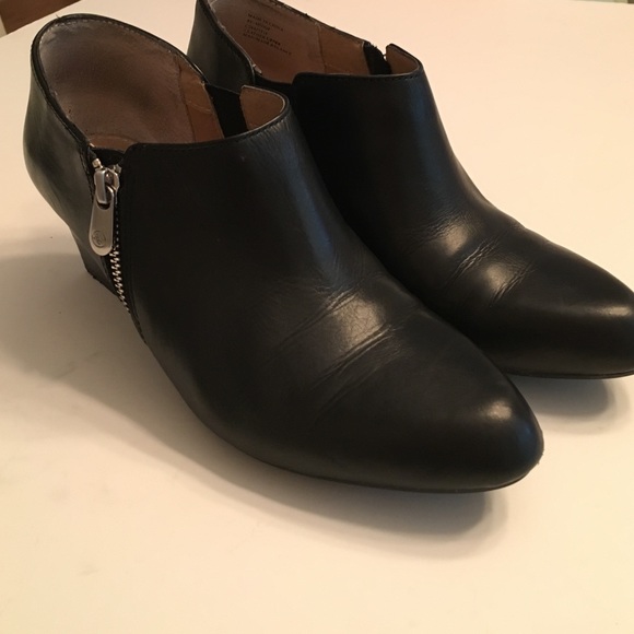 Adrienne Vittadini Shoes - Adrienne Vittadini Leather Wedge Bootie / Shootie