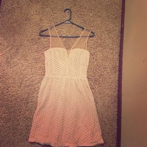 SOLD Charlotte Russe beige party dress!